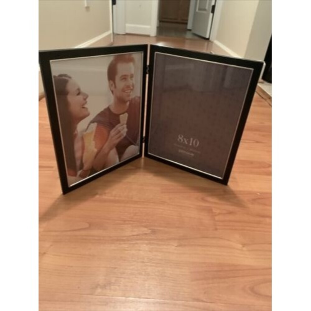 Pinnacle Show Case Your Life Double Picture Frame with Vertical Hinged